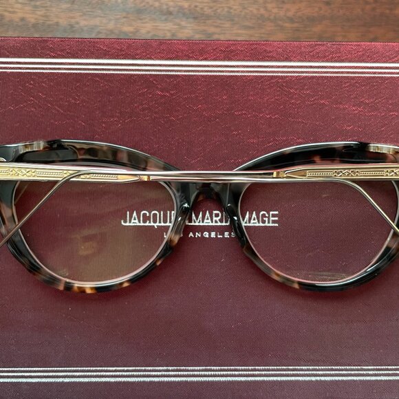 Jacques Marie Mage Limited Edition Rose Gold Joan Cateye Eyeglass Frame - Picture 9 of 13